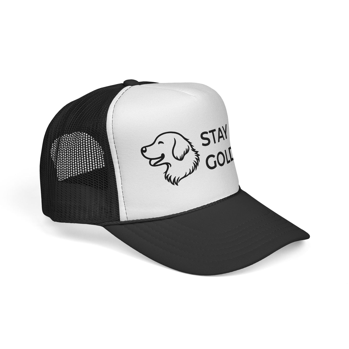 Stay Golden Retriever Trucker Hat - Perfect Gift for Golden Retriever Lovers