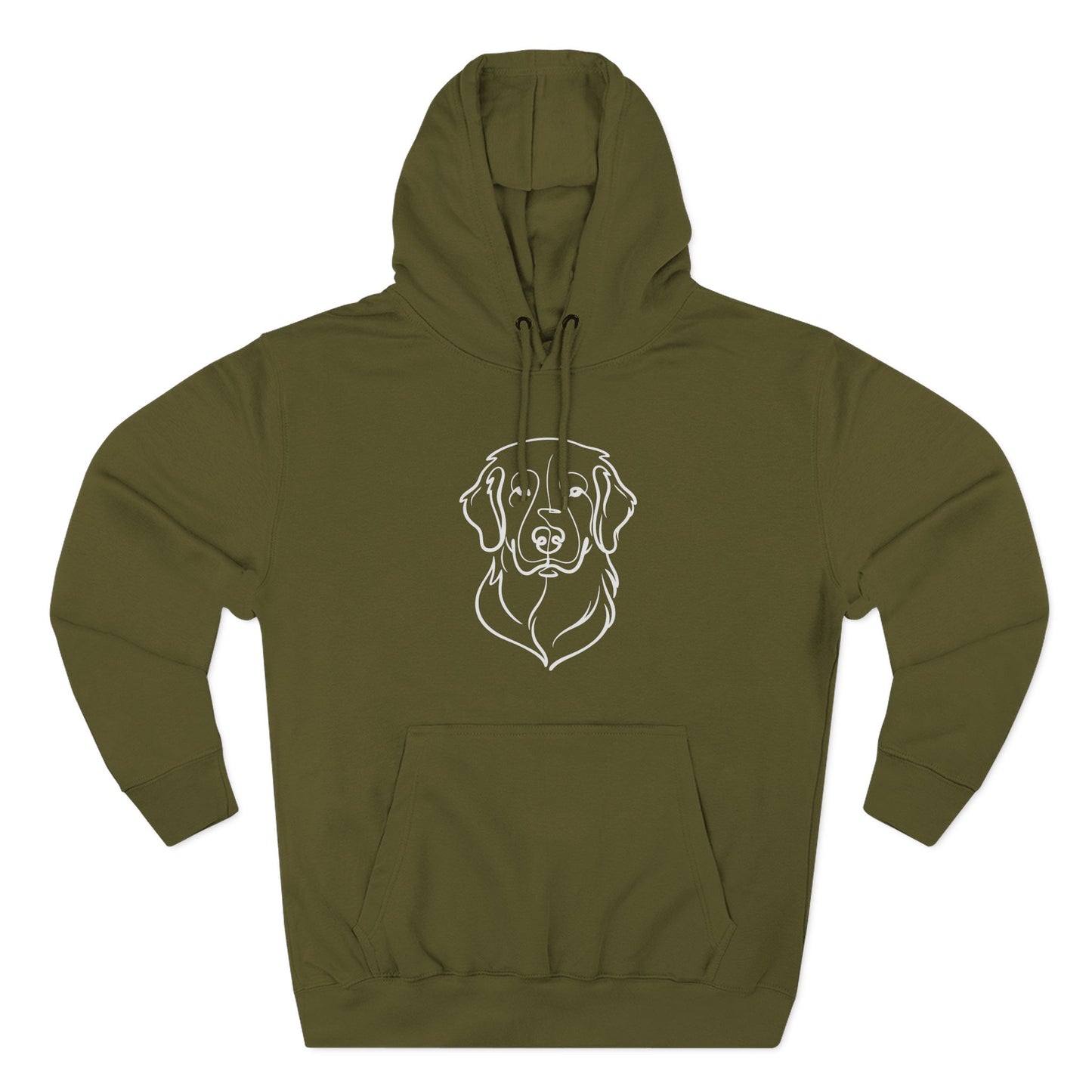 Line Art Three-Panel | Hoodie