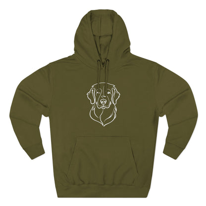 Line Art Three-Panel | Hoodie