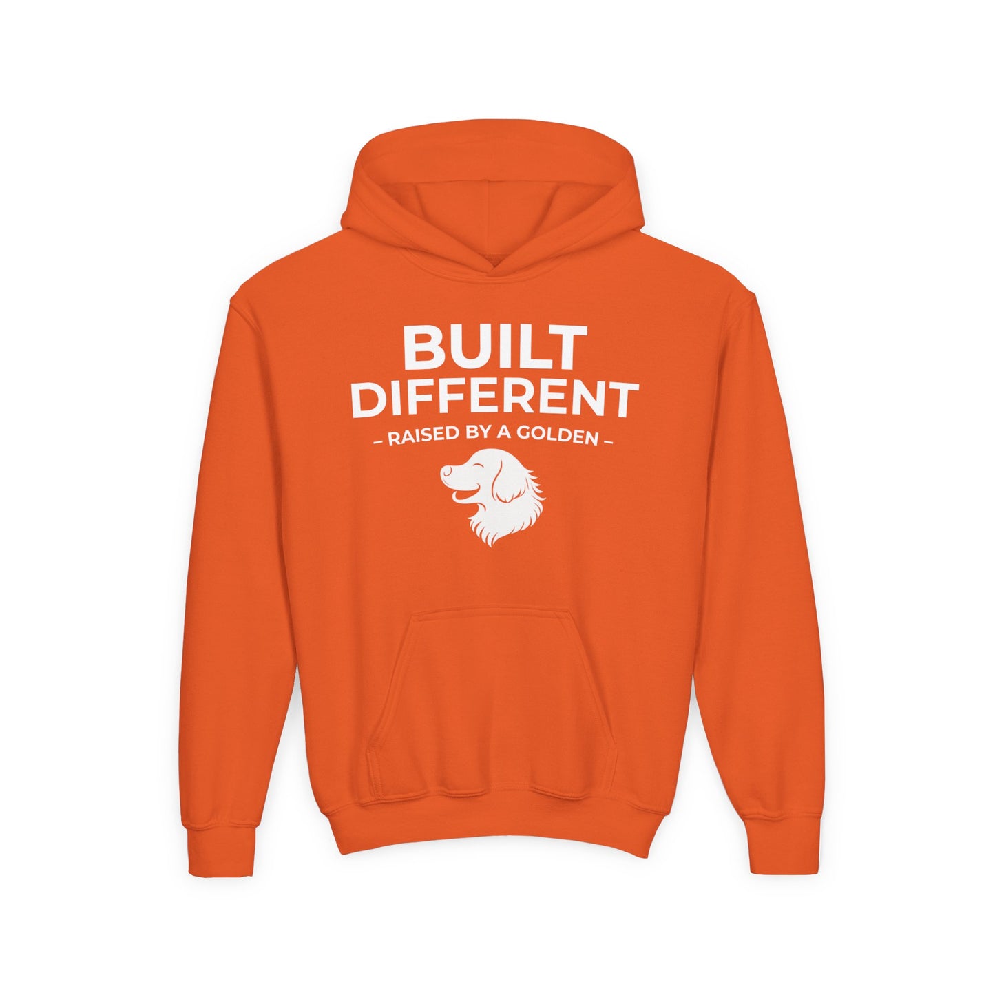 Built Different. Raised by a Golden | Kids Sweatshirt