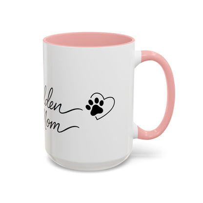 Golden Mom Script Paw | Mug