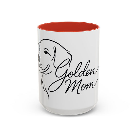 Golden Mom Script Paw | Mug