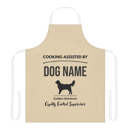 Personalized Golden | Apron Natural