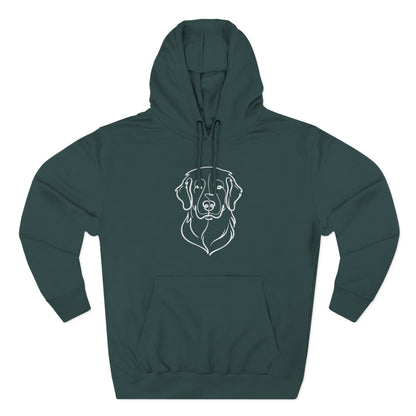 Line Art Three-Panel | Hoodie