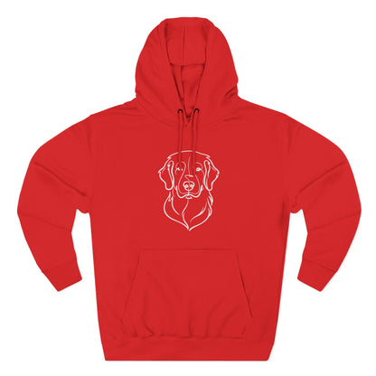 Line Art Three-Panel | Hoodie