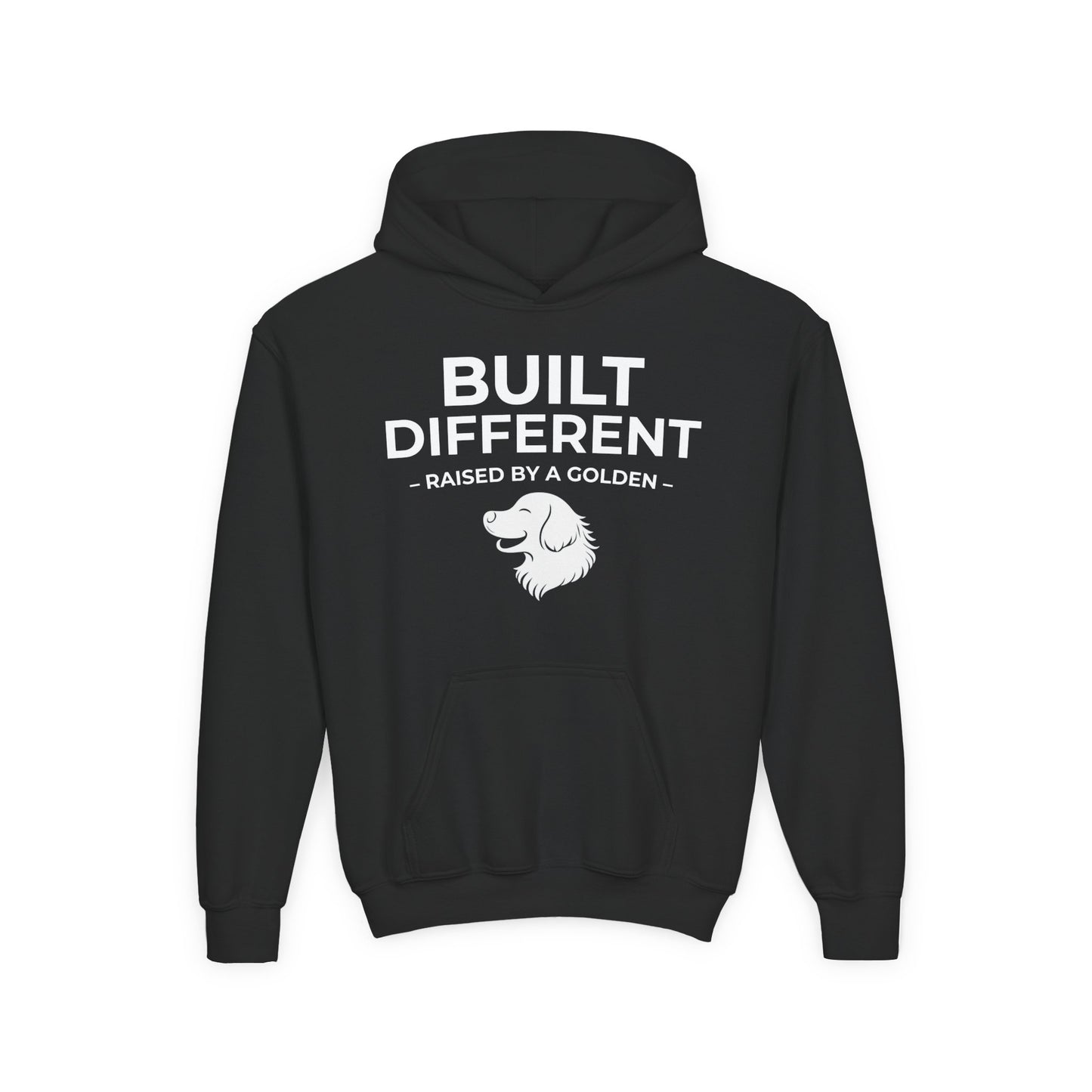 Built Different. Raised by a Golden | Kids Sweatshirt