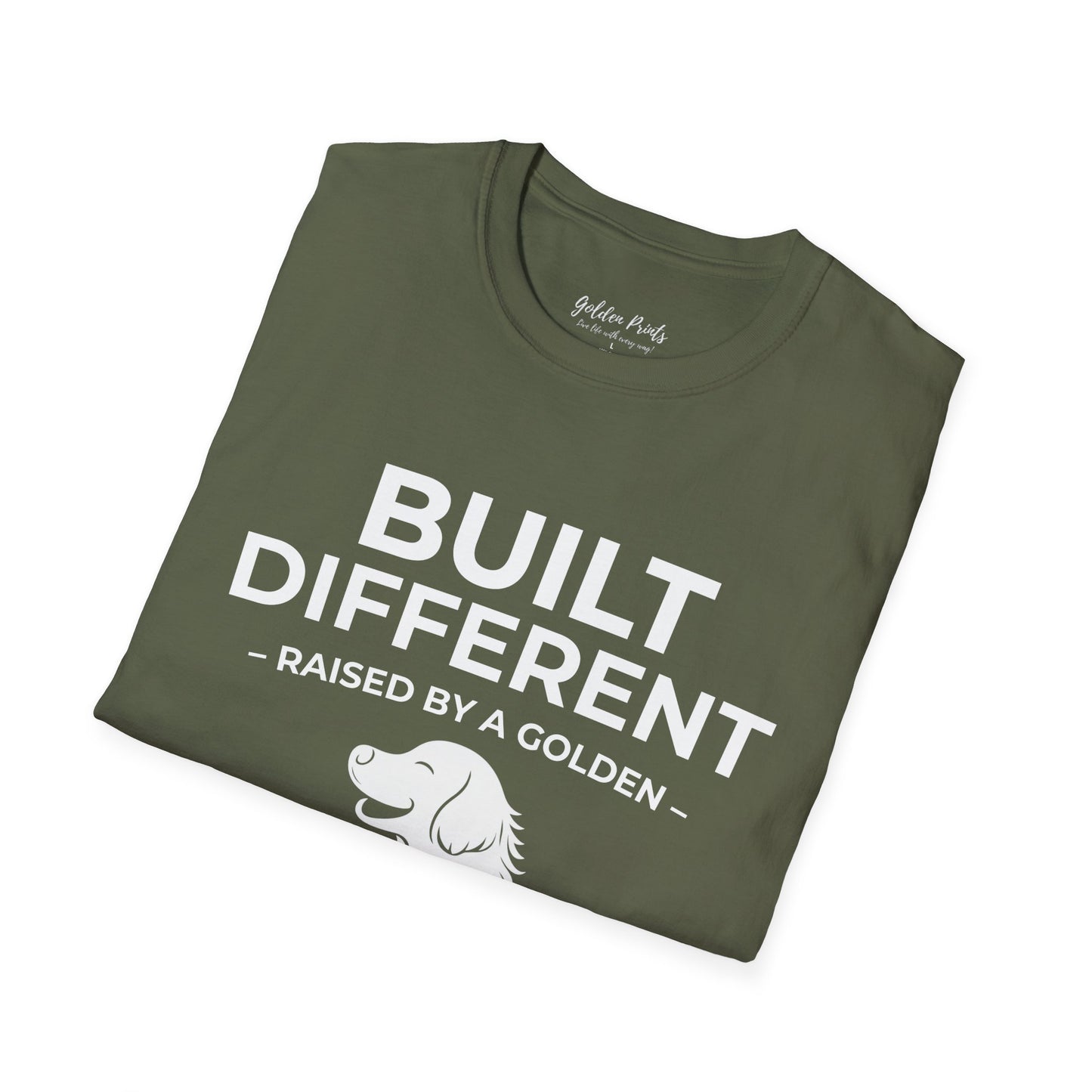 Built Different. Raised by a Golden | T-Shirt
