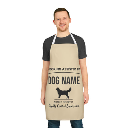 Personalized Golden | Apron Natural