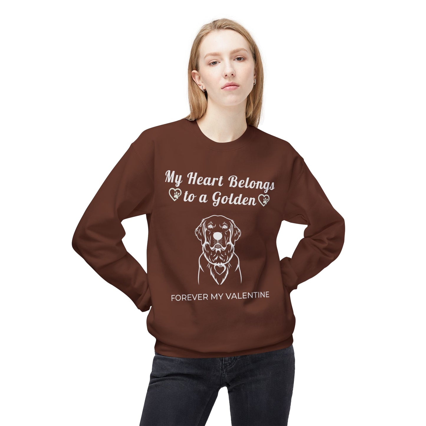 My Heart Belongs to a Golden | Crewneck