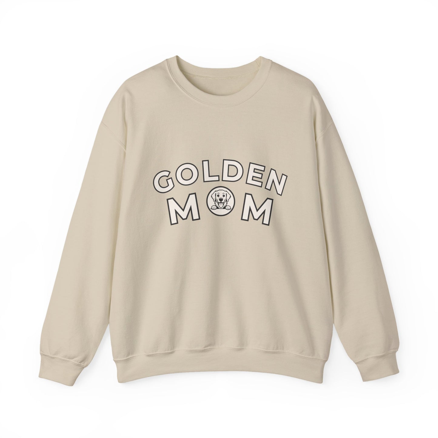 Golden Mom Crewneck Sweatshirt | Cozy Dog Lover Pullover