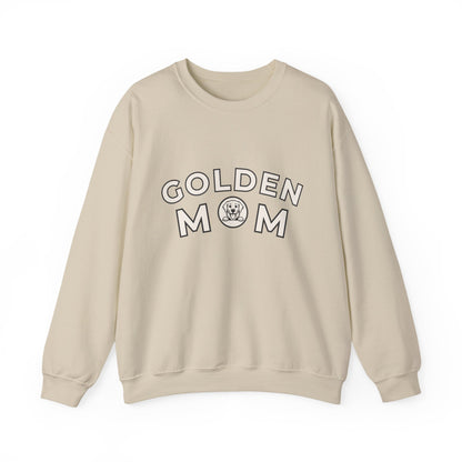 Golden Mom Crewneck Sweatshirt | Cozy Dog Lover Pullover