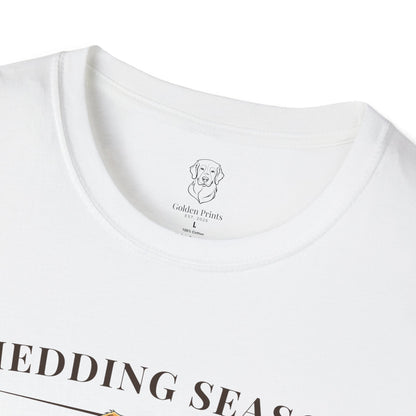 Golden Retriever Shedding Season Calendar Shirt | Funny Dog Hair T-Shirt for Pet Parents