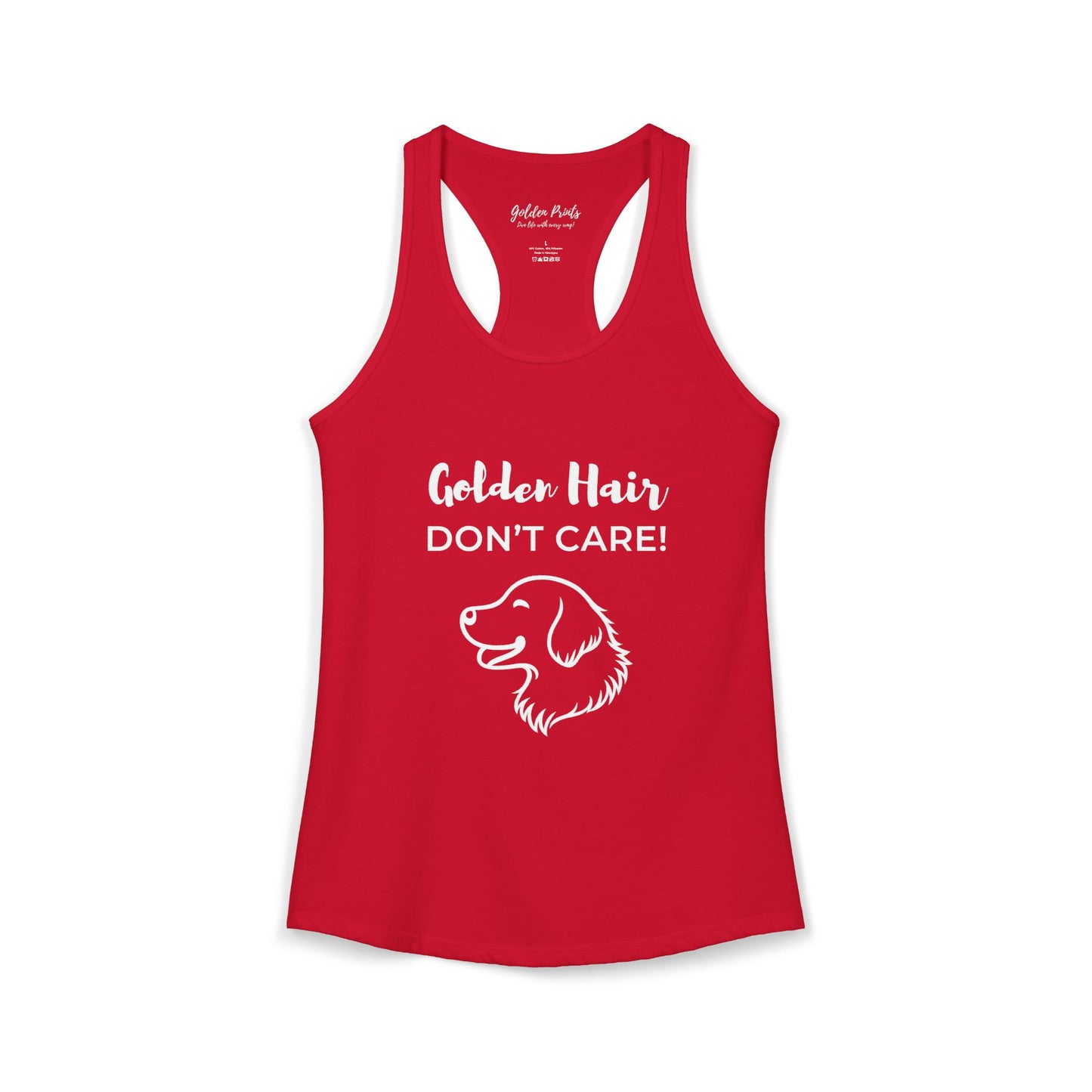 Golden Hair Don’t Care | Women’s Ideal Racerback Tank Top