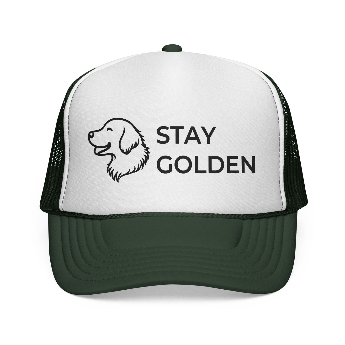 Stay Golden Retriever Trucker Hat - Perfect Gift for Golden Retriever Lovers