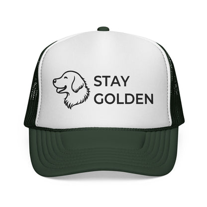 Stay Golden Retriever Trucker Hat - Perfect Gift for Golden Retriever Lovers