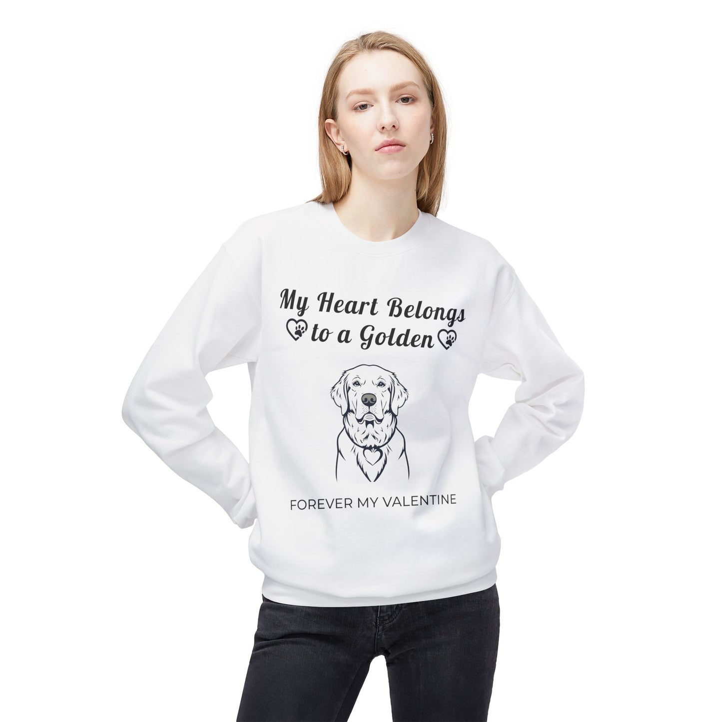 My Heart Belongs to a Golden | Crewneck