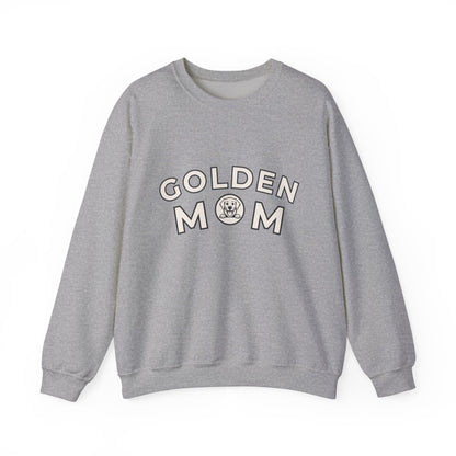 Golden Mom Crewneck Sweatshirt | Cozy Dog Lover Pullover