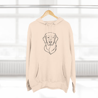 Line Art Three-Panel | Hoodie