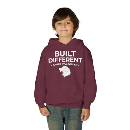Built Different. Raised by a Golden | Kids Sweatshirt
