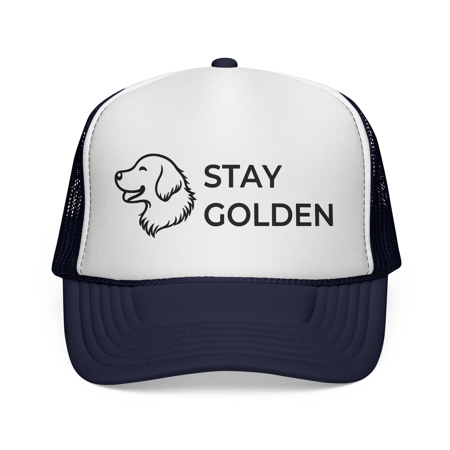 Stay Golden Retriever Trucker Hat - Perfect Gift for Golden Retriever Lovers