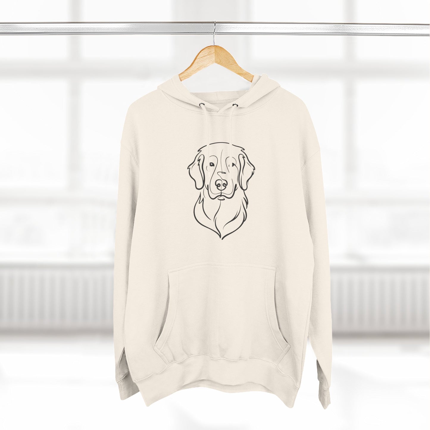 Line Art Three-Panel | Hoodie