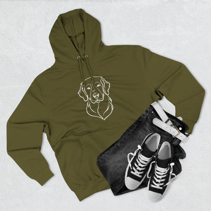 Line Art Three-Panel | Hoodie