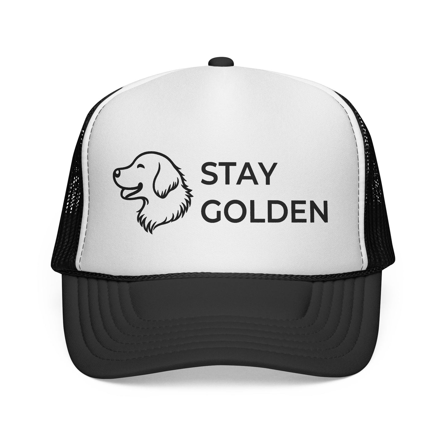 Stay Golden Retriever Trucker Hat - Perfect Gift for Golden Retriever Lovers
