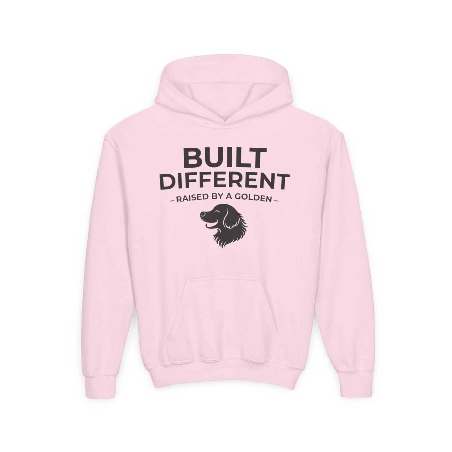 Built Different. Raised by a Golden | Kids Sweatshirt