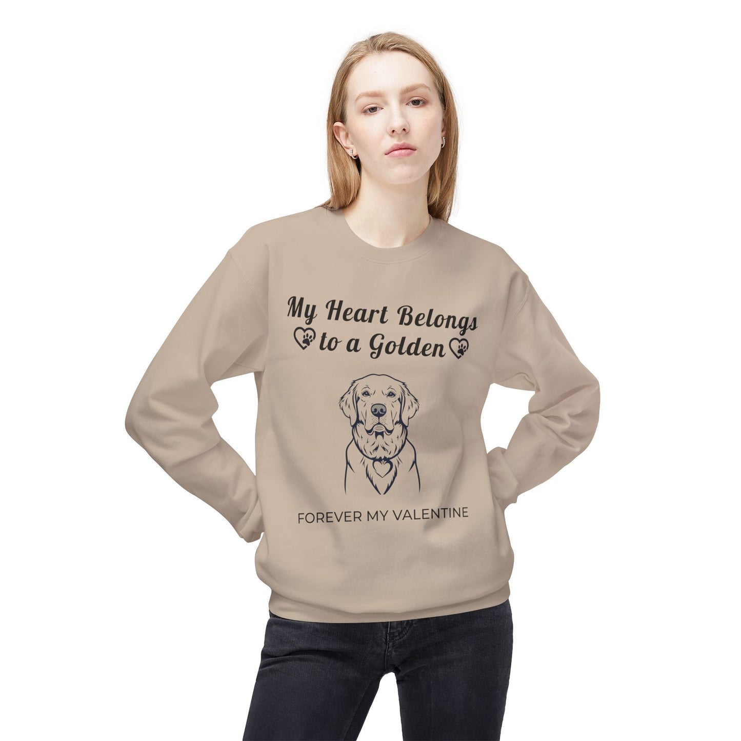 My Heart Belongs to a Golden | Crewneck
