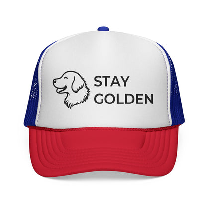 Stay Golden Retriever Trucker Hat - Perfect Gift for Golden Retriever Lovers