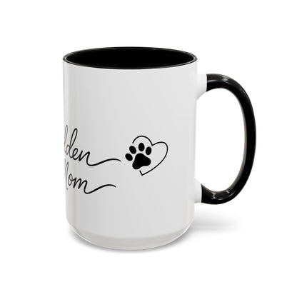 Golden Mom Script Paw | Mug