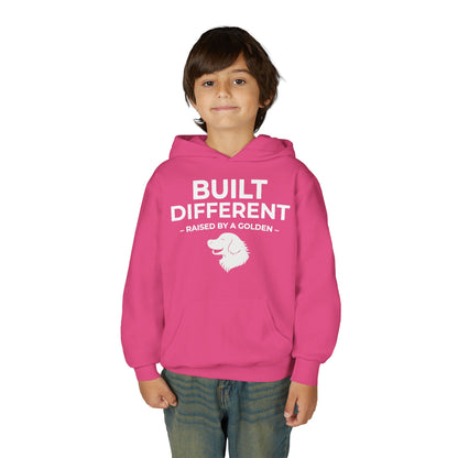 Built Different. Raised by a Golden | Kids Sweatshirt