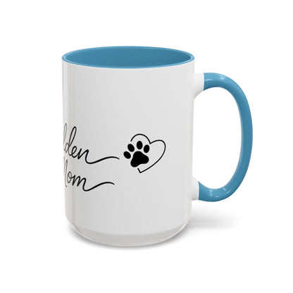 Golden Mom Script Paw | Mug