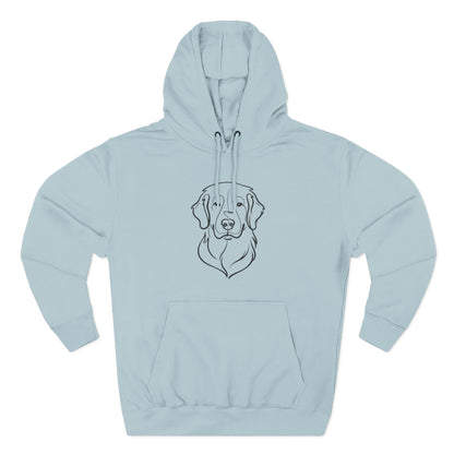 Line Art Three-Panel | Hoodie