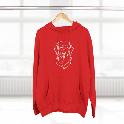 Line Art Three-Panel | Hoodie