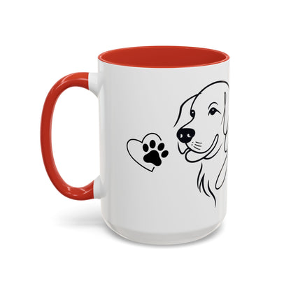 Golden Mom Script Paw | Mug