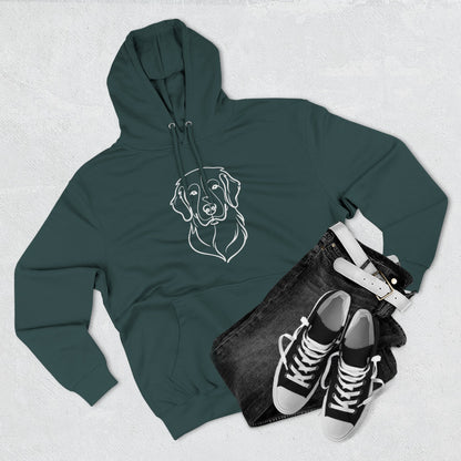 Line Art Three-Panel | Hoodie