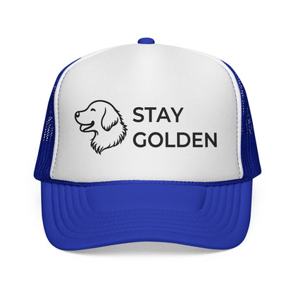 Stay Golden Retriever Trucker Hat - Perfect Gift for Golden Retriever Lovers