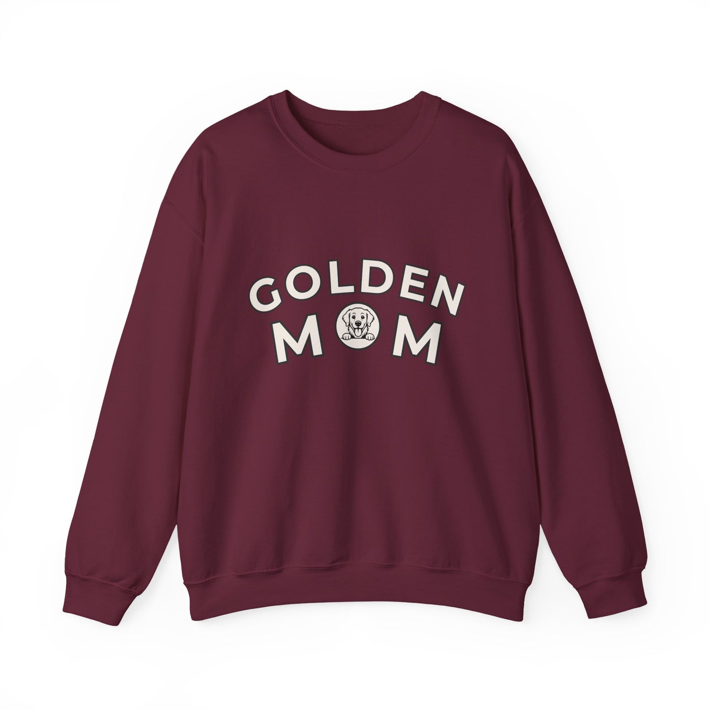Golden Mom Crewneck Sweatshirt | Cozy Dog Lover Pullover