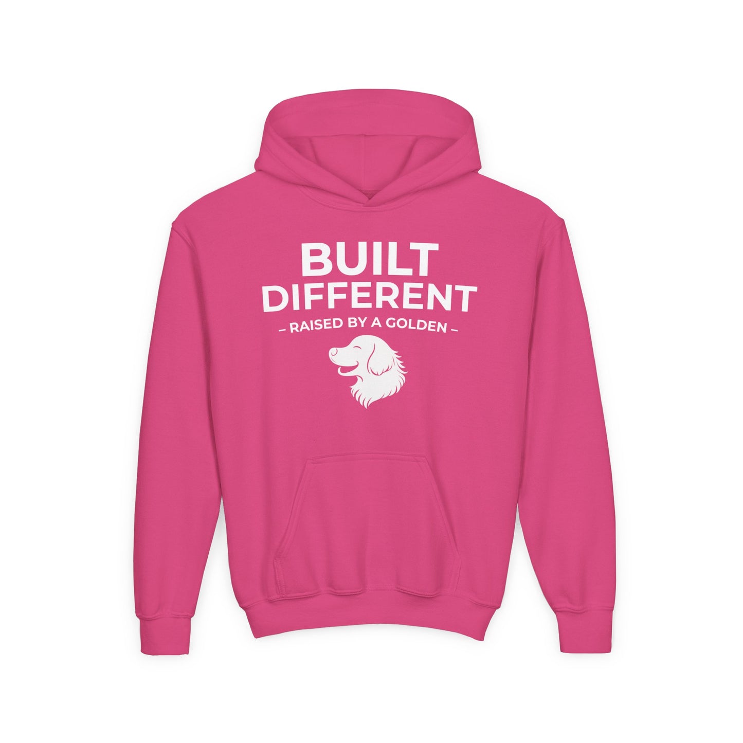 Built Different. Raised by a Golden | Kids Sweatshirt
