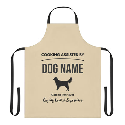 Personalized Golden | Apron Natural
