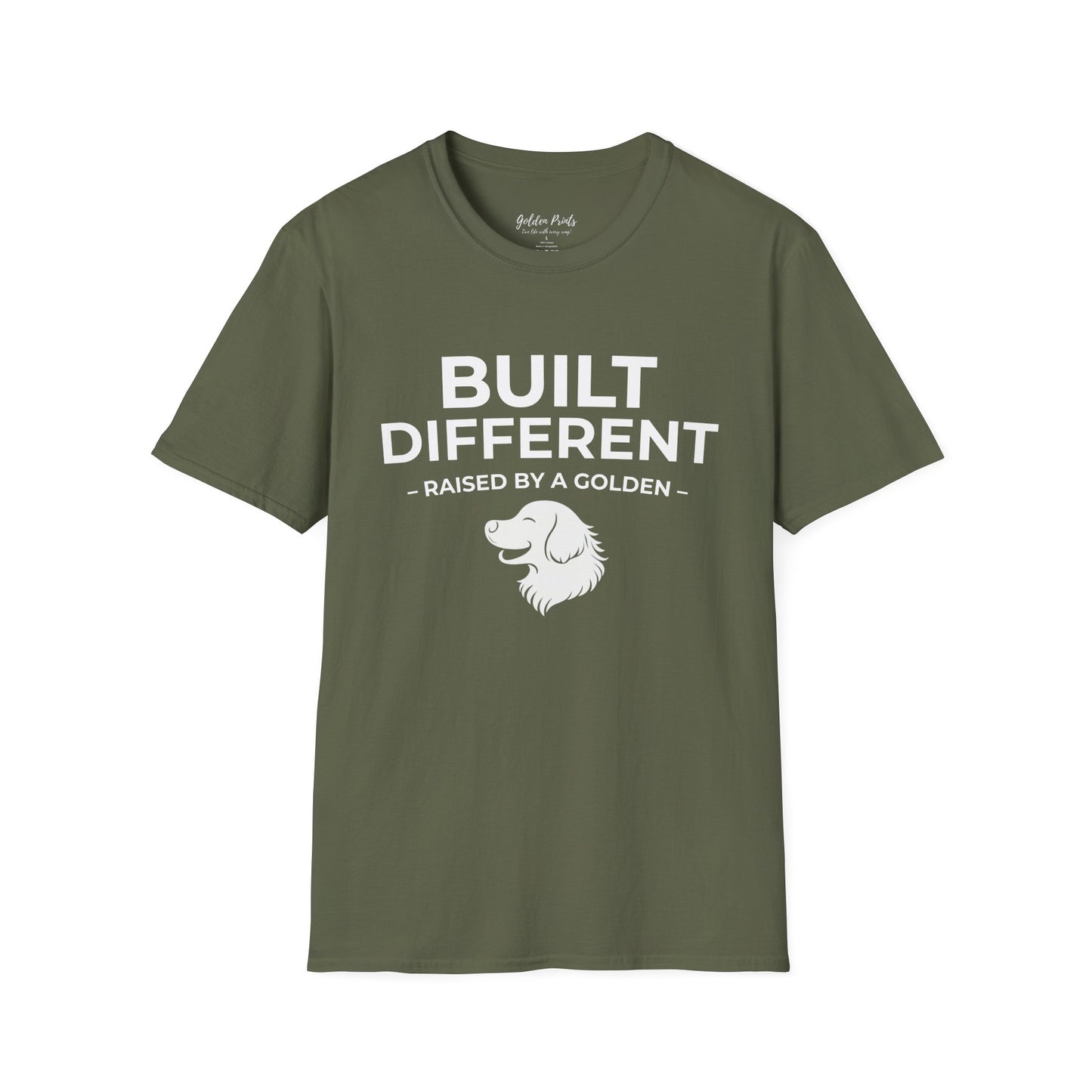 Built Different. Raised by a Golden | T-Shirt