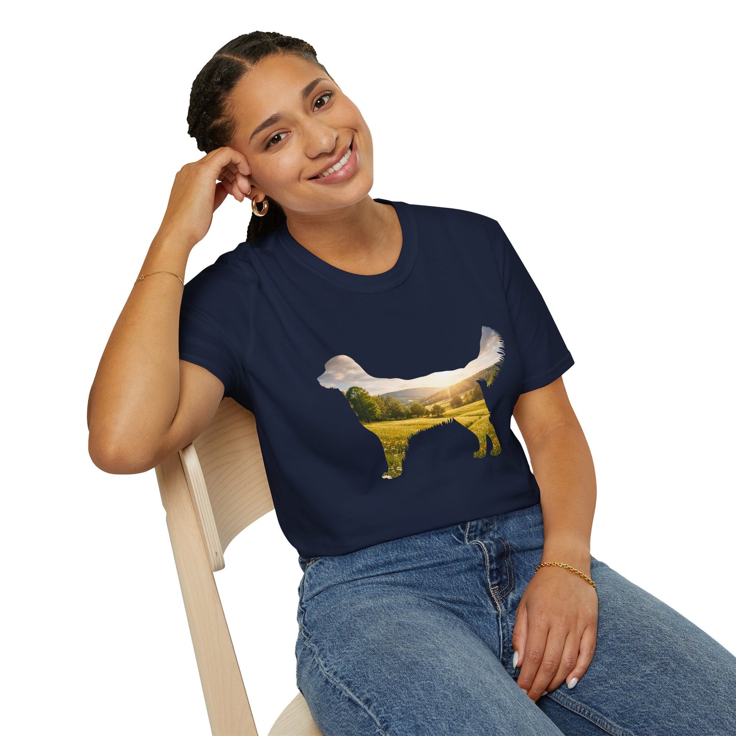 Sunrise Meadow Silhouette | T-Shirt