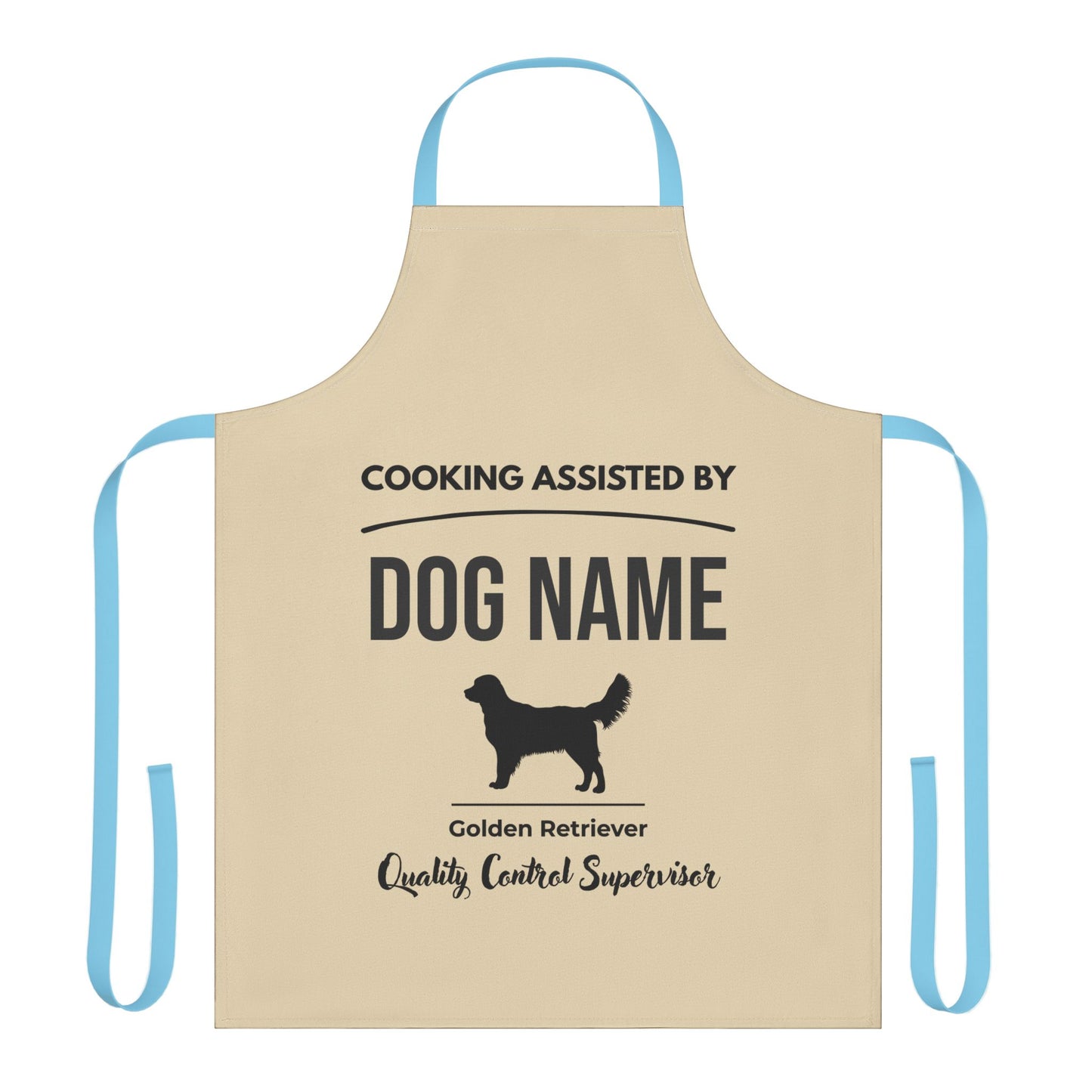 Personalized Golden | Apron Natural