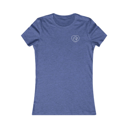 Golden Heart Outline | T-Shirt