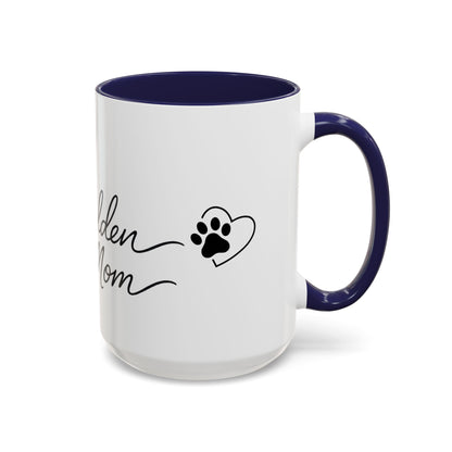 Golden Mom Script Paw | Mug