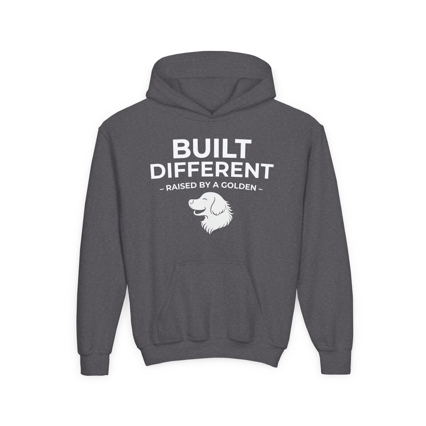 Built Different. Raised by a Golden | Kids Sweatshirt