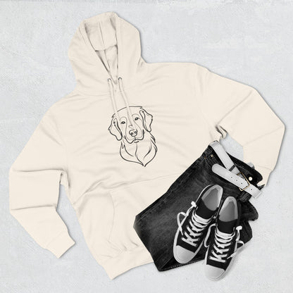 Line Art Three-Panel | Hoodie