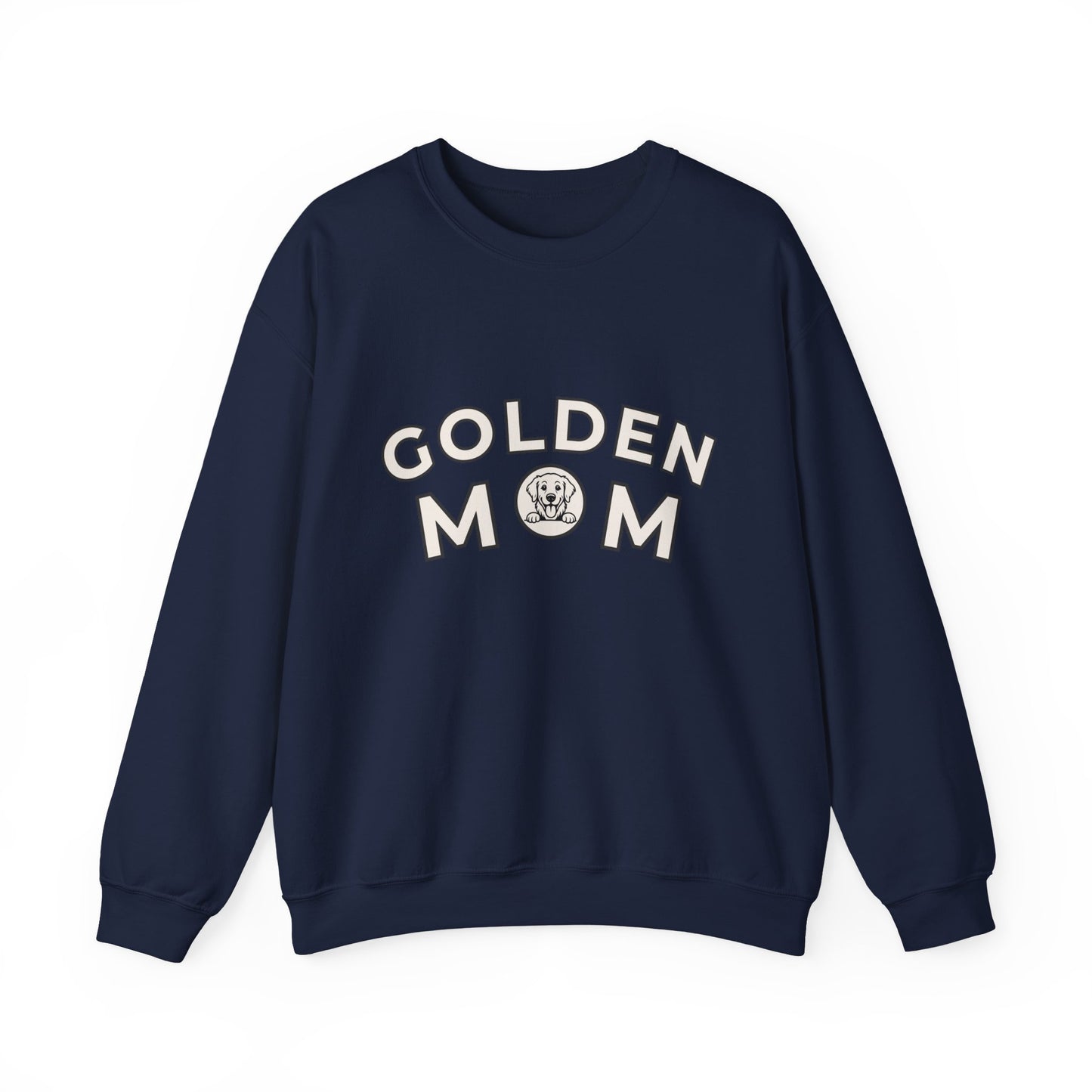 Golden Mom Crewneck Sweatshirt | Cozy Dog Lover Pullover