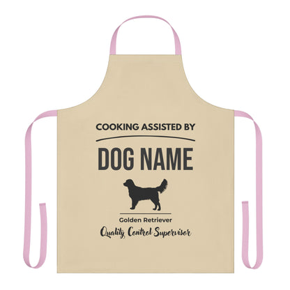 Personalized Golden | Apron Natural